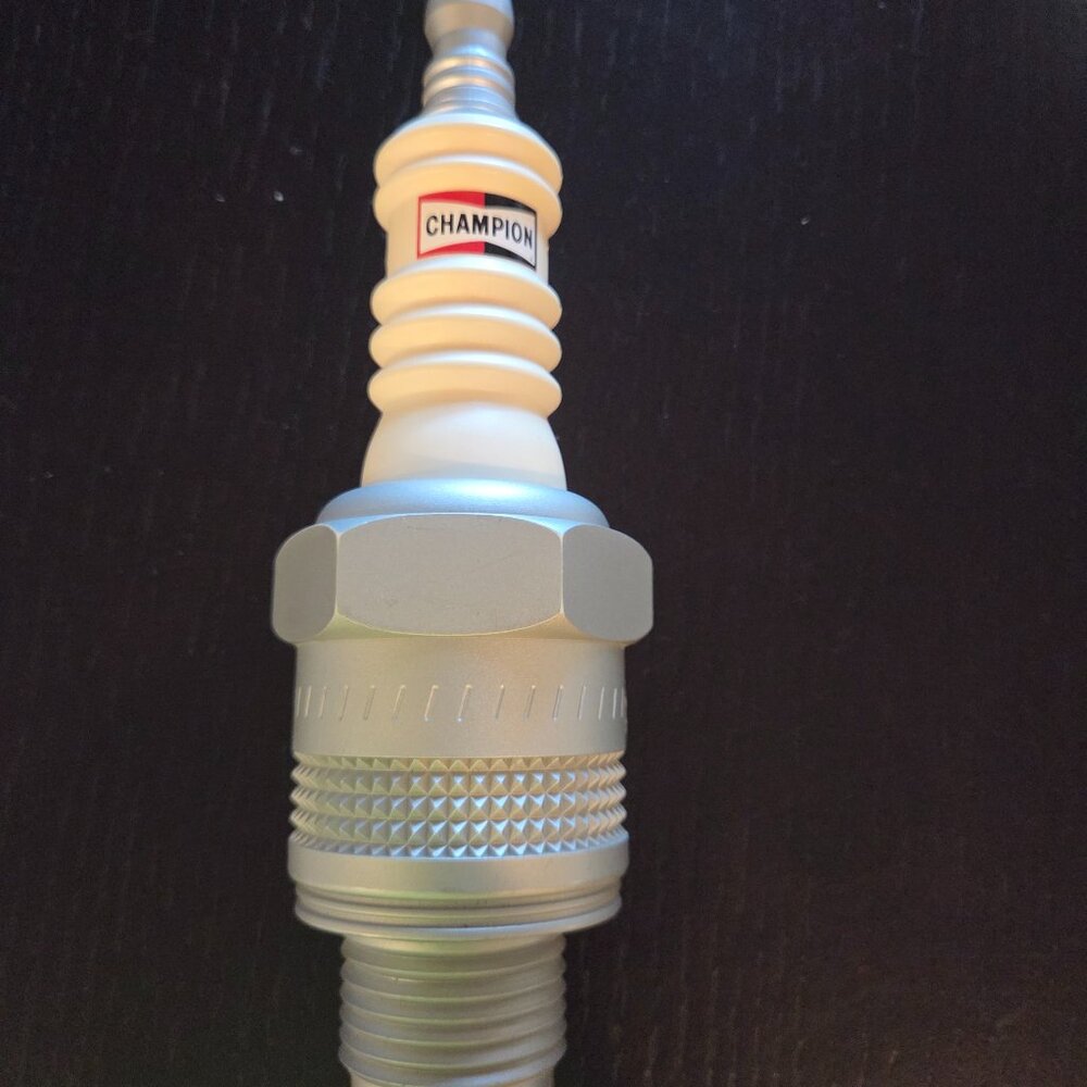 Vintage promotional Champion sparkplug radio.